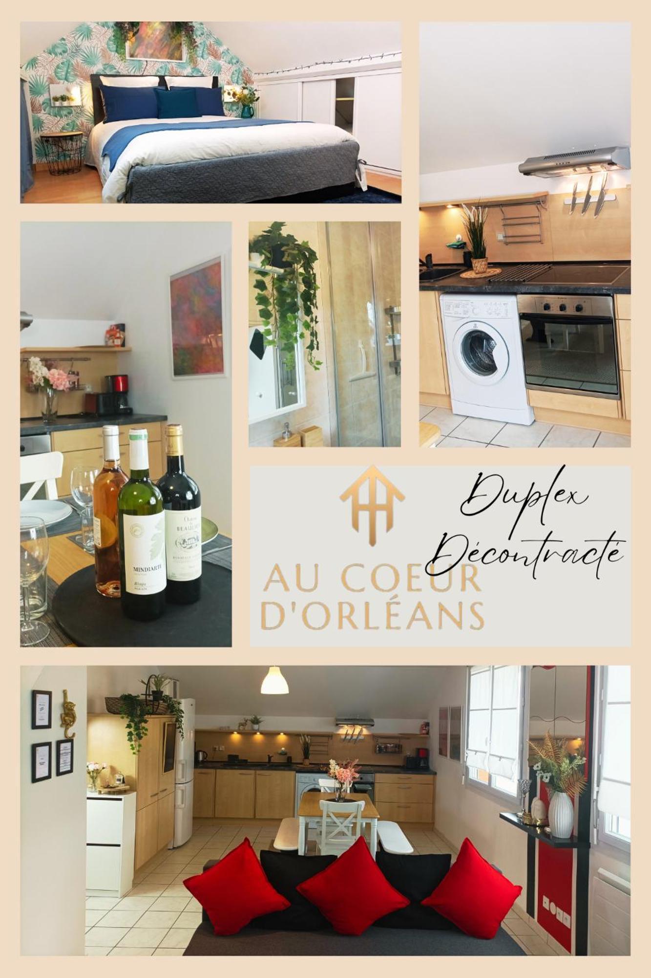 Apartamento Le Duplex Decontracte Fleury-les-Aubrais Exterior foto